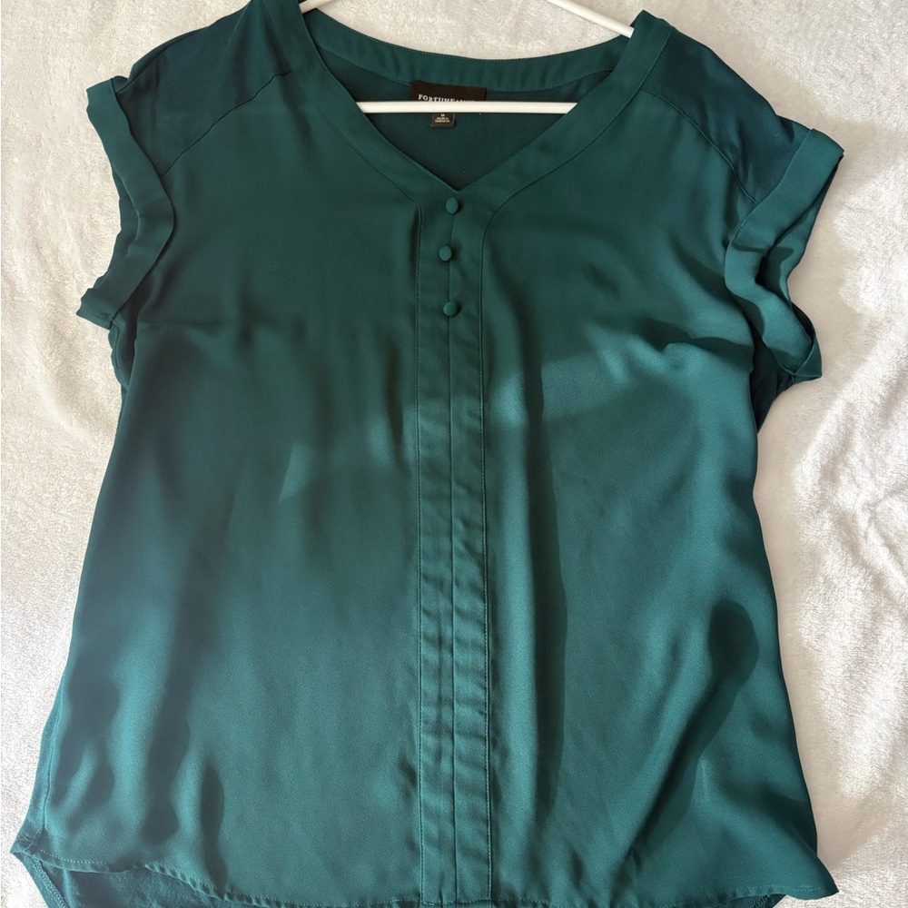 Chic Teal Blouse for Women